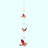 Lesera Acrylic Collection Plastic Animals Wind Chime