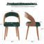Ensemble de 2 chaises de salle à manger rembourrées modernes en bois avec dossier incurvé pour le confort et le style dans n'importe quelle pièce.-1955841269-1955841274