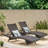 Pe Wicker Chaise Lounge With Arm-1909541104