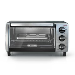 BLACK+DECKER TO1760SS 4 Slice Stainless Steel Toaster Oven with Natural  Convection for sale online