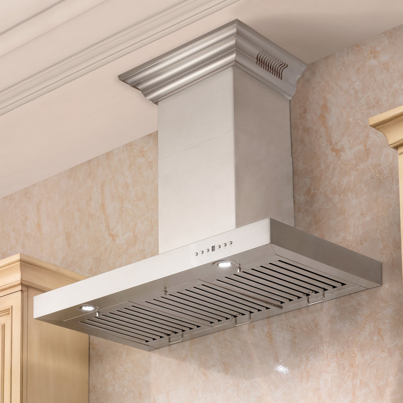 30" 400 CFM Ducted Wall Mount Range Hood, Stainless Steel, 30"