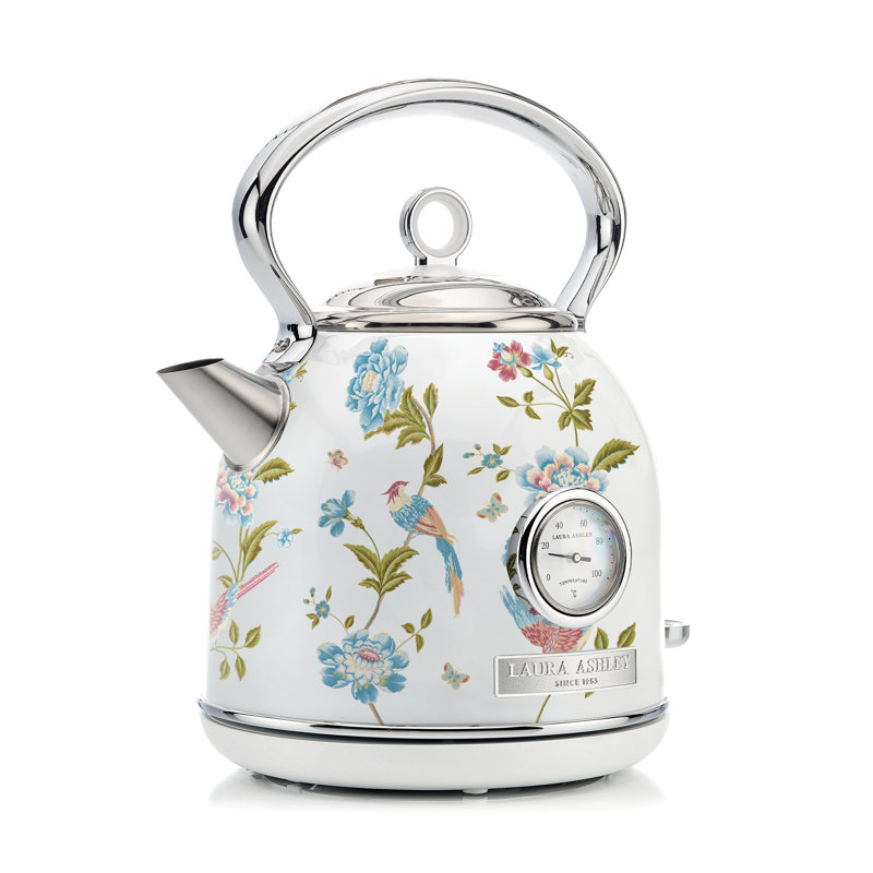Bouilloire à dôme 1,7 litre VQ Laura Ashley, Blanc
