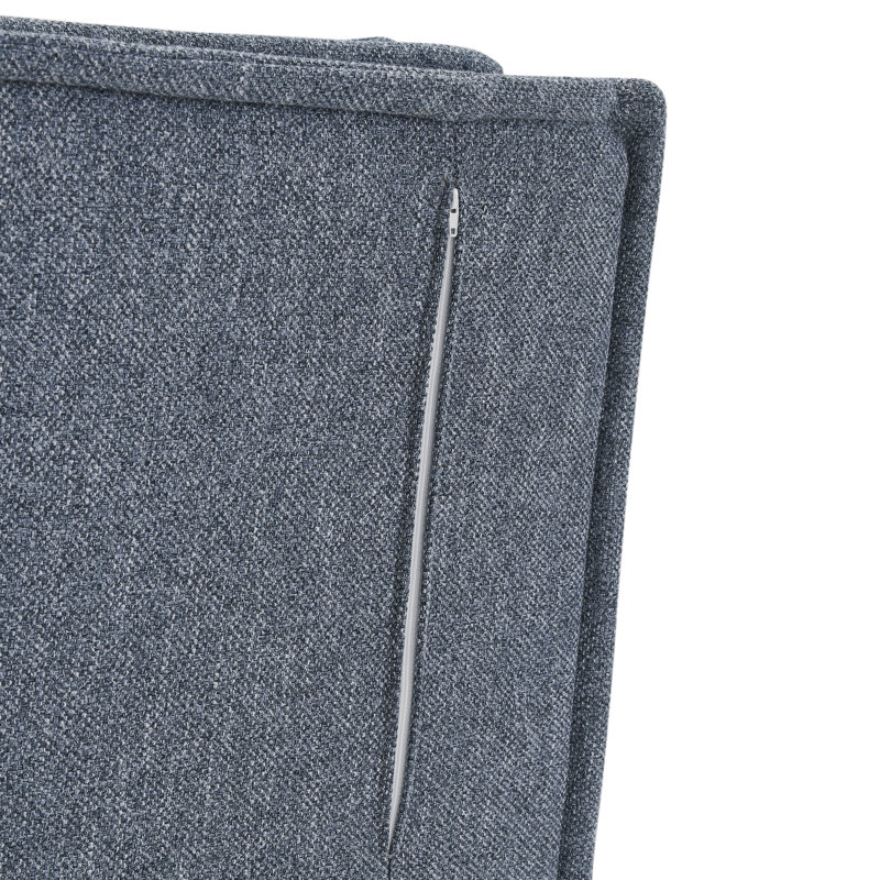 Upholstered Accent Chair, Blue 100% Polyester