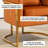 Velvet Modern Barrel Accent Chair with Pillow-692414175