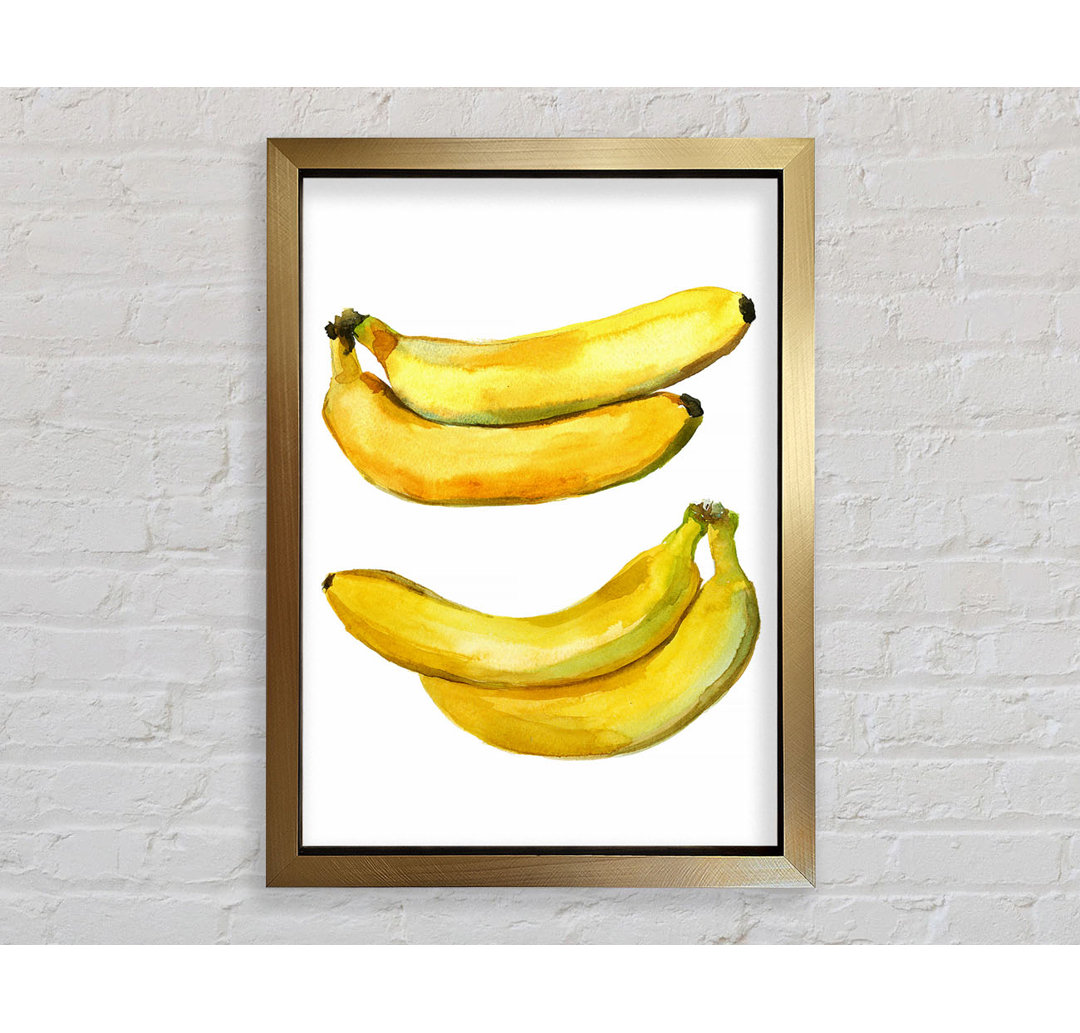 Banane - Einzelner Bilderrahmen Kunstdrucke