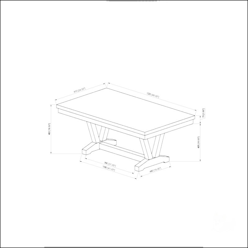 Table basse Paula