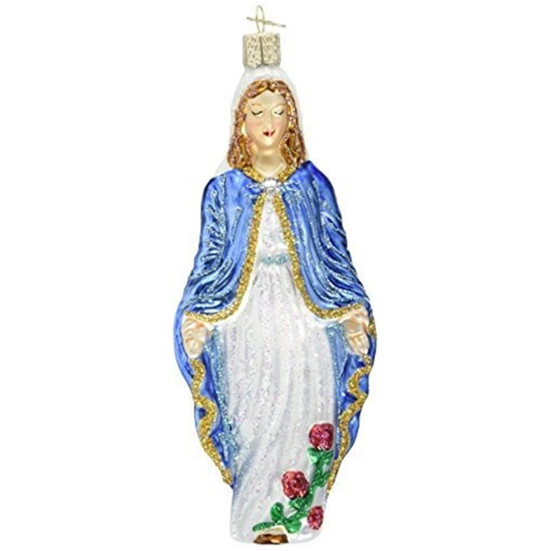 Virgin Mary Hanging Figurine Ornament Old World Christmas
