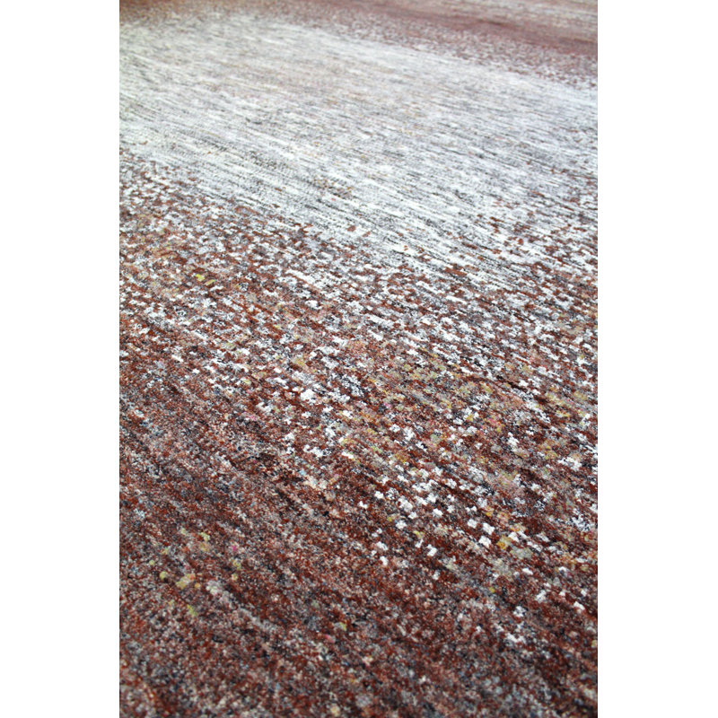 Sahara Abstract Area Rug in Red, Rectangle 11'9 x 15'3"