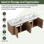 Meuble-lavabo double 60 po avec lavabo en résine-1963505484