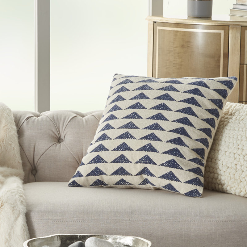 Square Cotton Pillow Cover & Insert