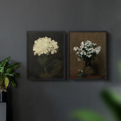 Vintage Floral VI - Giclée sur toile - ensemble de 2