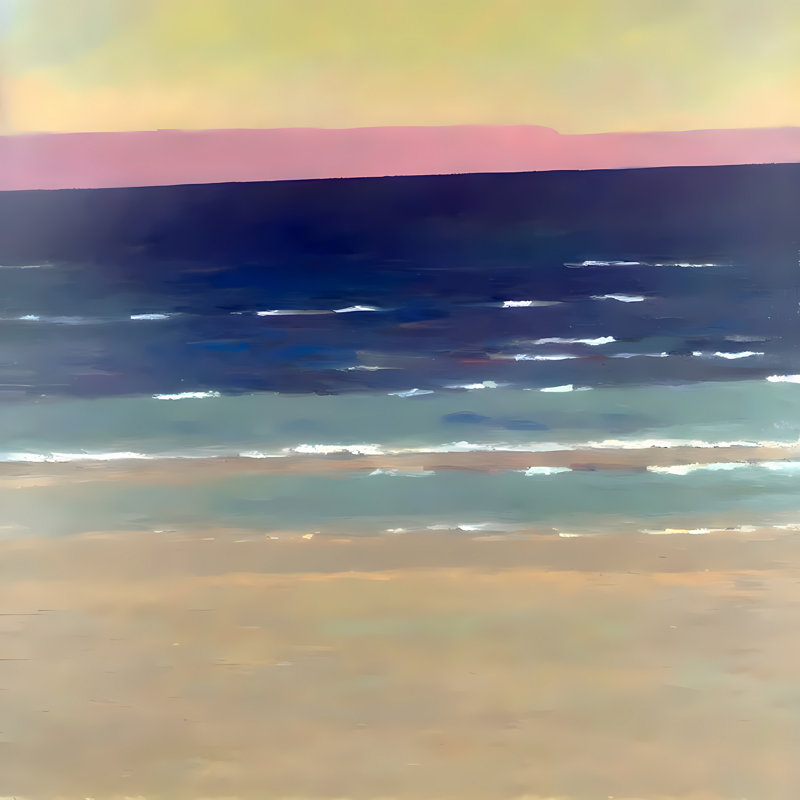 Soleil côtier II, H 36 po x l 36 po