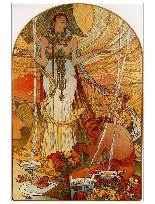 Mucha Alphonse - Wrapped Canvas Print, 90cm H x 60cm W x 1.8cm D