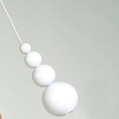 Bubble 1 - Light Unique/Statement Pendant, White