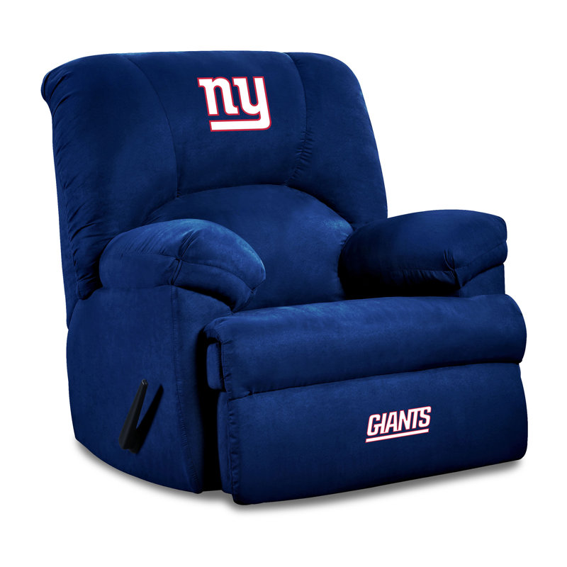NFL Upholstered Recliner, New York Giants