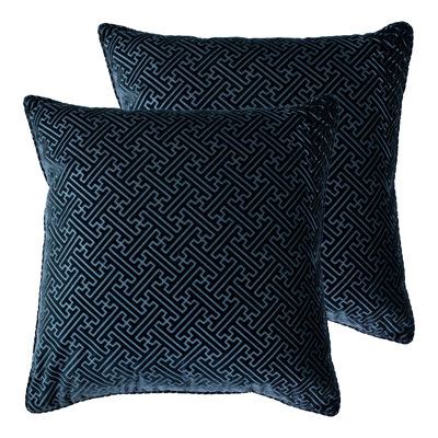 Paoletti Geometric Square Throw Cushion