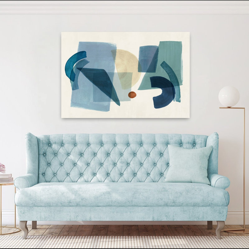 «Balancing The Quiet II», art mural contemporain abstrait, H 40 po x l 60 po