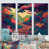 White Framed Canvas Canvas