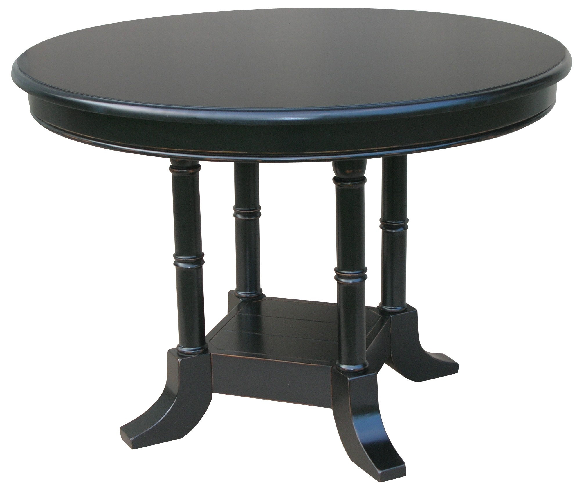 Trade Winds Furniture Island Extendable Round Dining Table Wayfair