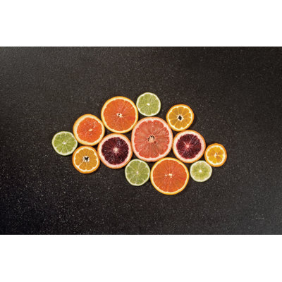 Citrus Drama I - Wrapped Canvas Painting