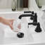 Widespread Double Handle 3 Hole Bathroom Faucet-107545234