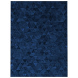 Art Hide Cowhide Area Rug in Blue