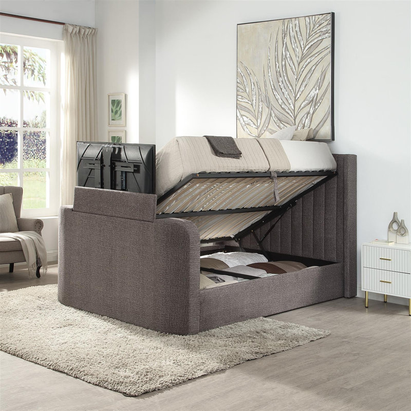 Upholstered Ottoman Storage Bed