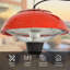 Outsunny Heater 1500W Electric Aluminium Ceiling Hanging Garden Light Lamp