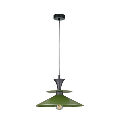 1 - Light Matte Black Dome Pendant