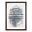 The Taj Mahal in Agra India Abstract - Picture Frame Painting Print-56855326-56855330