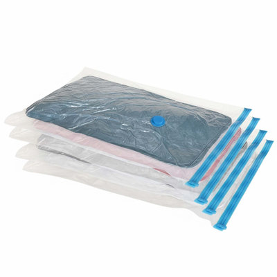 10 Pack Large Vacuum Storage Bags With Hand Pump, Space Saver For Clothes, Bedding, Blankets, Travel