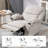 Modern Swivel and Rocking Recliner with Heating and Massage-131762828