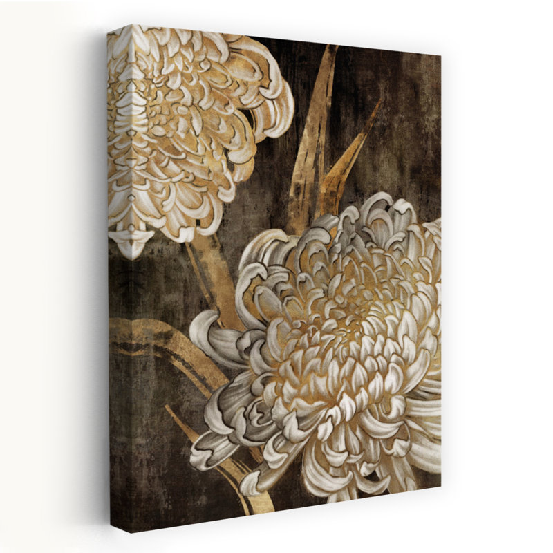 Golden Grace II, art rustique rétro, nature, H 60 po x l 40 po