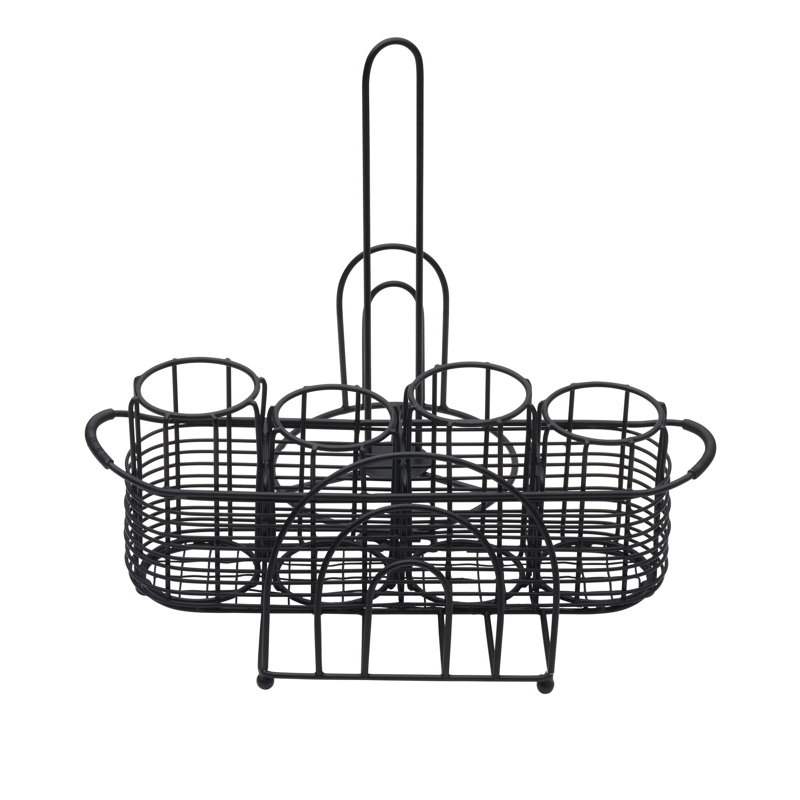 Panier à pique-nique avec porte-papier Gourmet Basics Art Deco