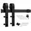 2 panneaux pliables. Porte de grange coulissante avec quincaillerie-122982080-122982072