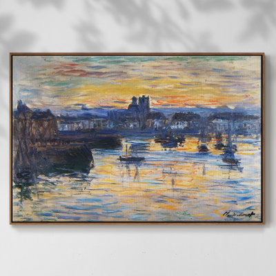 " The Port Of Dieppe, Evening, 1882zz "