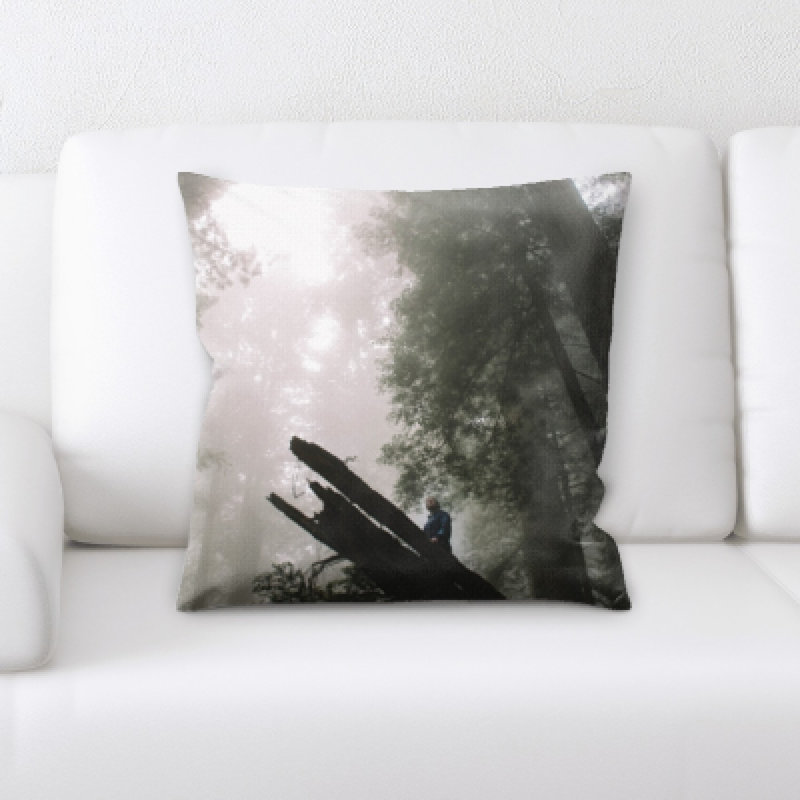 Microsuede Throw Pillow