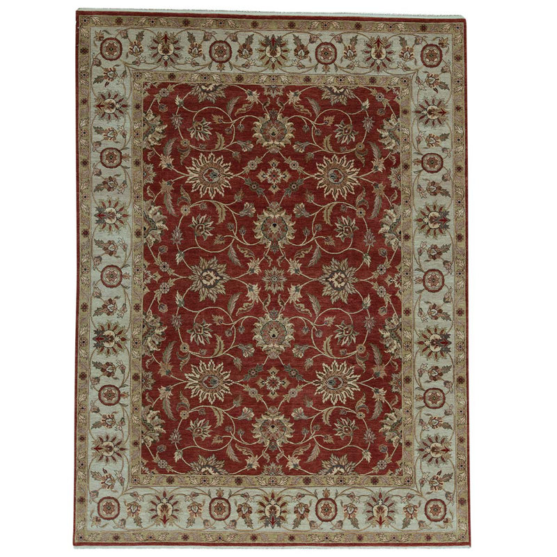 Wool Oriental Area Rug, Rectangle 8'11" x 11'11"