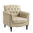 Beige Faux Leather