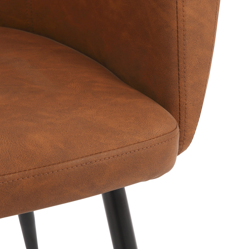 Cedeno 19.5'' H Upholstered Armchair, Camel