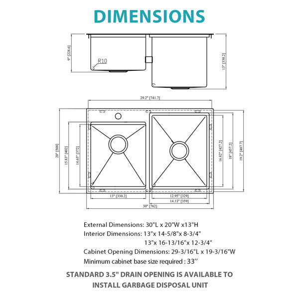 Dimensions du produit