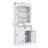 Bathroom Storage Cabinet With 2 Doors, Drawers, Adjustable Shelf & 3 Open Shelves, For Bathroom, Kitchen, Living Room