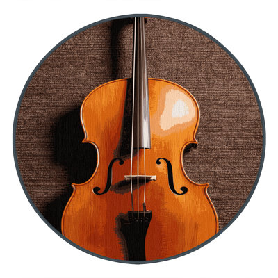  Tapis lavable Cello Music