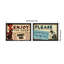 "Vintage Movie billets", ensemble de 2 toiles encadrées par Corinna Buchholz de Piddix