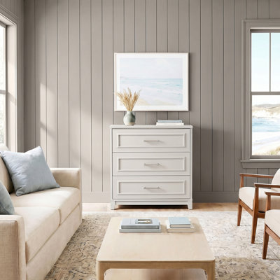 Martha Stewart  Lily Pond Wooden 3-Drawer Cabinet with Hardware