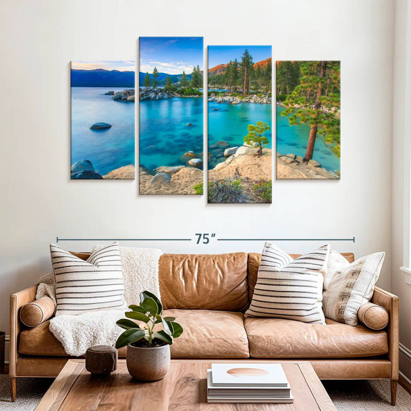 Alvord fascine le lac Tahoe, H 42 po x l 68 po