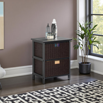 Support de rangement à 2 paniers en maïs pliable Sterling, H 20,04 po x l 16,61 po x P 12,13 po