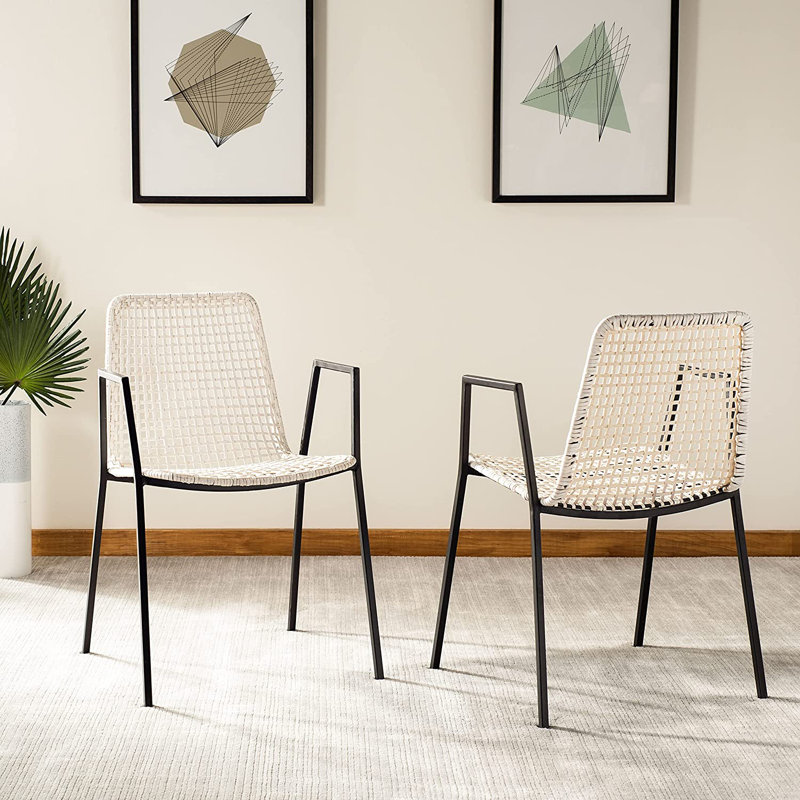 Fauteuil blanc Moline