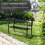 Banc d'extérieur en métal