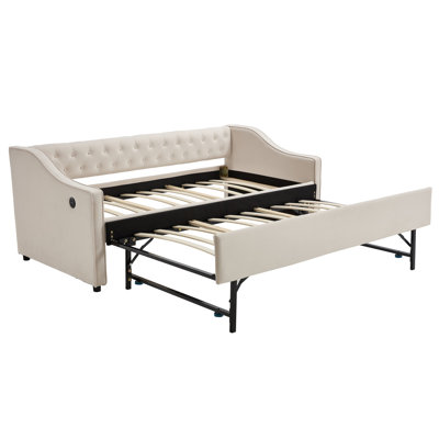 Velvet Daybed With Trundle by Mercer41